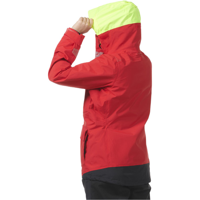 2024 Musto Mujer Br1 Chaqueta Channel 82405 - Rojo Verdadero